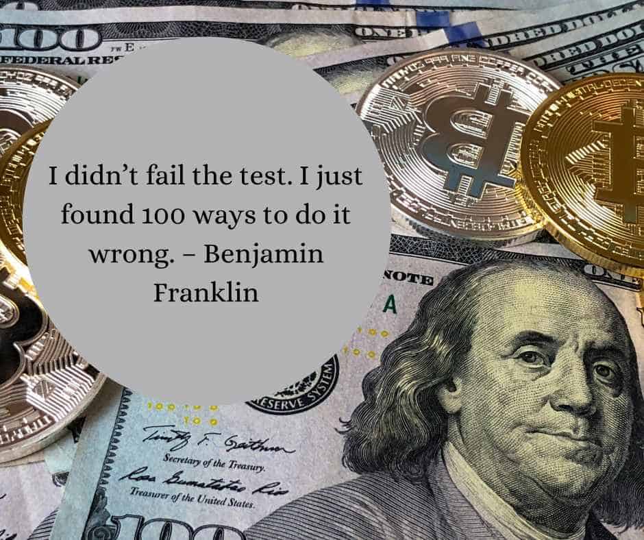 Benjamin Franklin quote